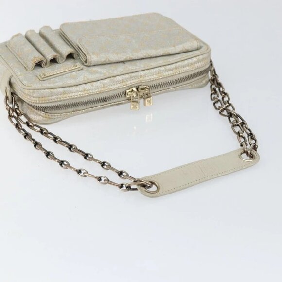 LOUIS VUITTON Monogram Shine Chain McKenna Bag Silver - Picture 6 of 15